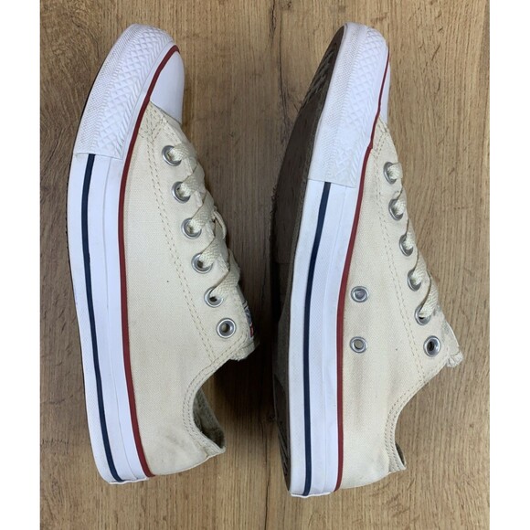 CONVERSE Chuck Taylor ALL STAR OX 159485F Low Top Natural Ivory Sz M6.5 Wm 8.5 - Picture 10 of 14